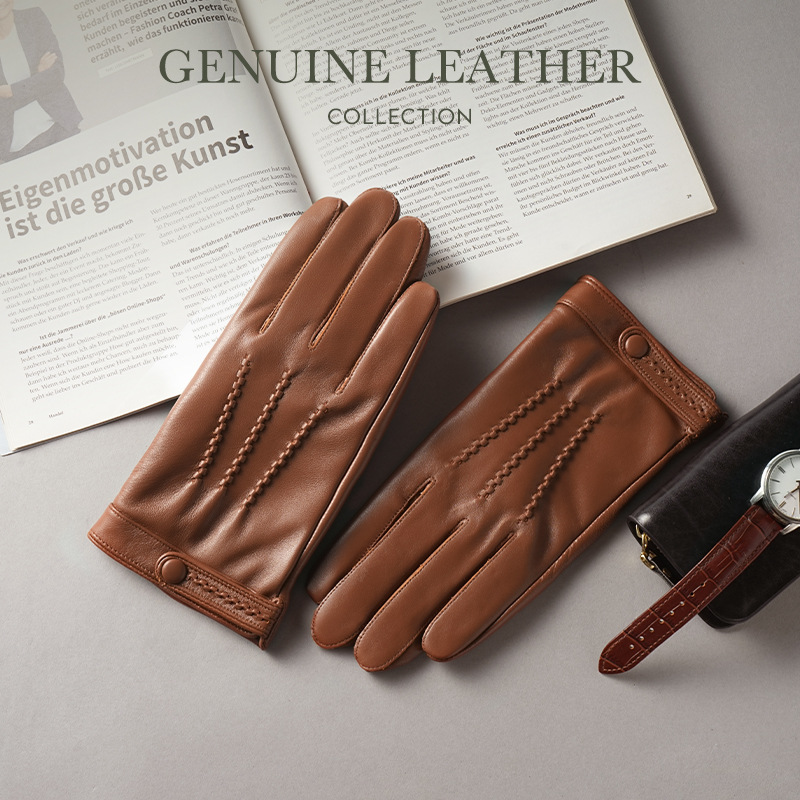 Męskie rękawiczki z prawdziwej – Leather Driving Glove recenzja i cena