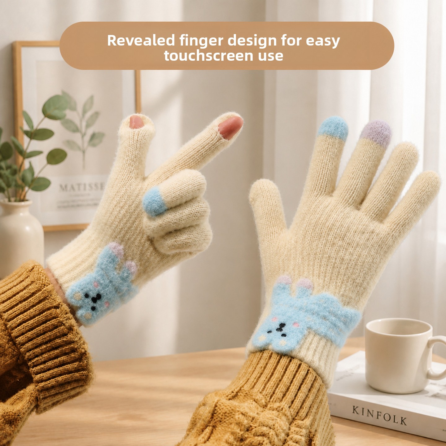 Urocze rękawiczki z pluszowym  – Wool Glove Lined recenzja i cena