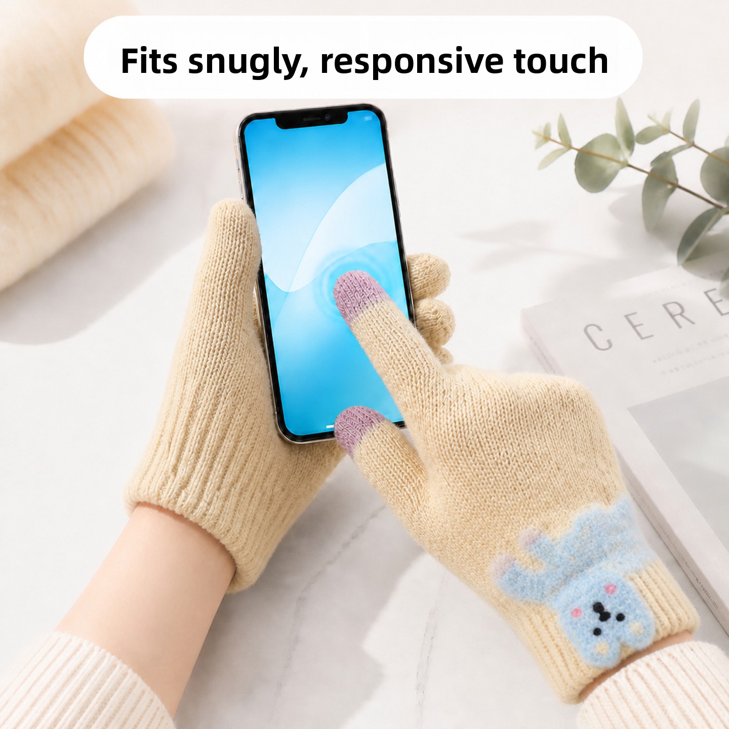 Urocze rękawiczki z pluszowym  – Wool Glove Lined recenzja i cena