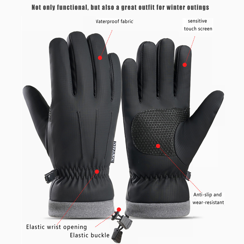 Wodoodporne, zimowe rękawice m – Ski Glove Waterproof recenzja i cena