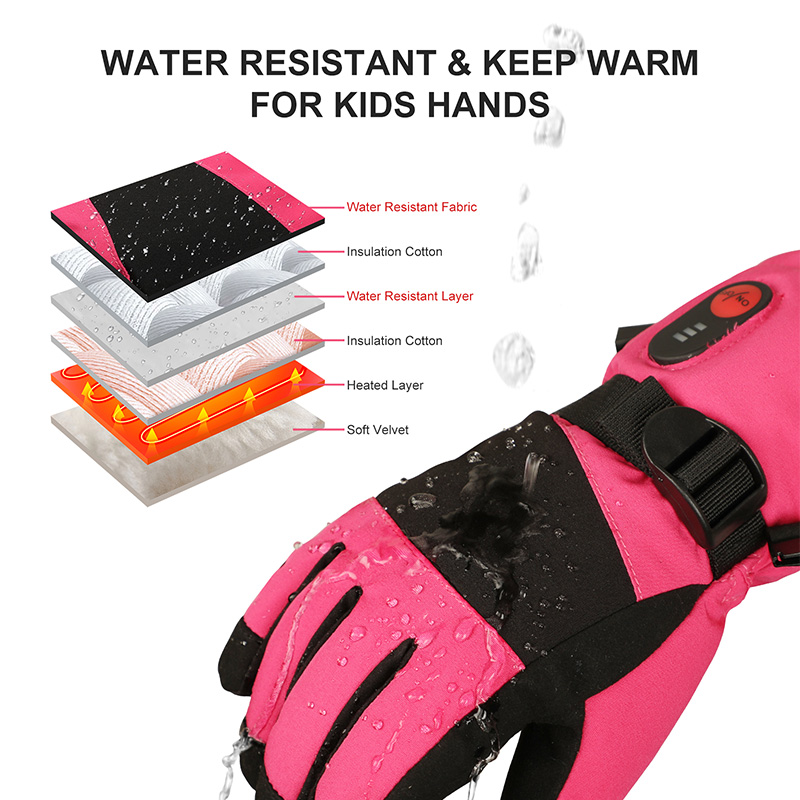 Rękawice grzewcze dla dzieci 2 – Ski Glove Waterproof recenzja i cena