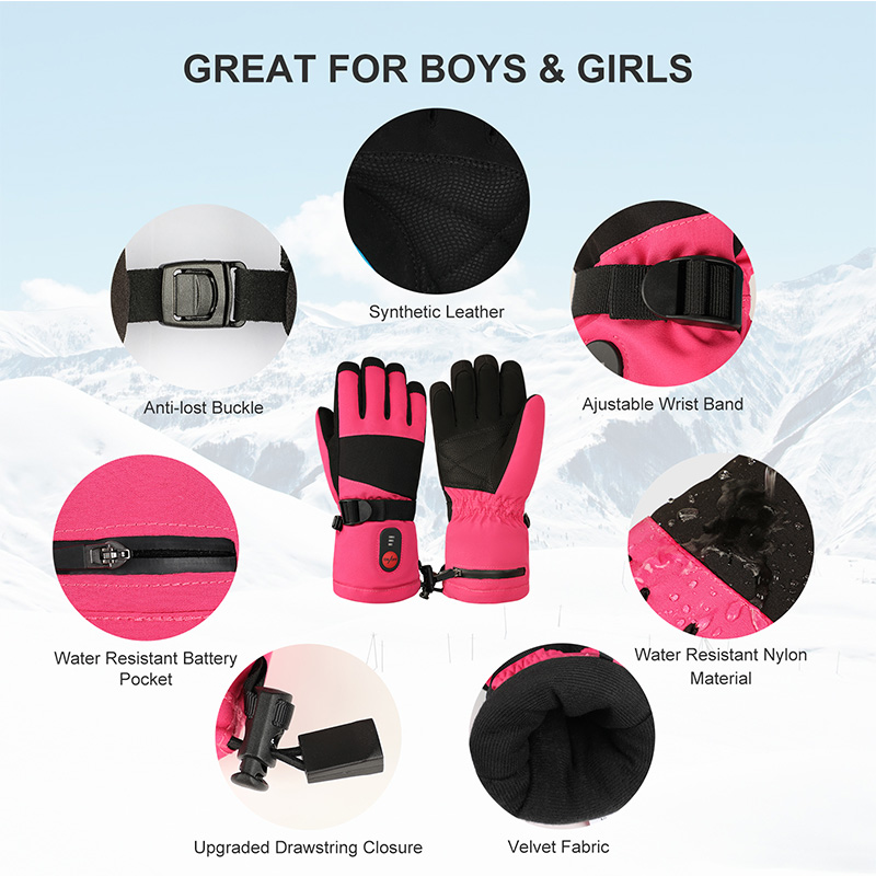 Rękawice grzewcze dla dzieci 2 – Ski Glove Waterproof recenzja i cena