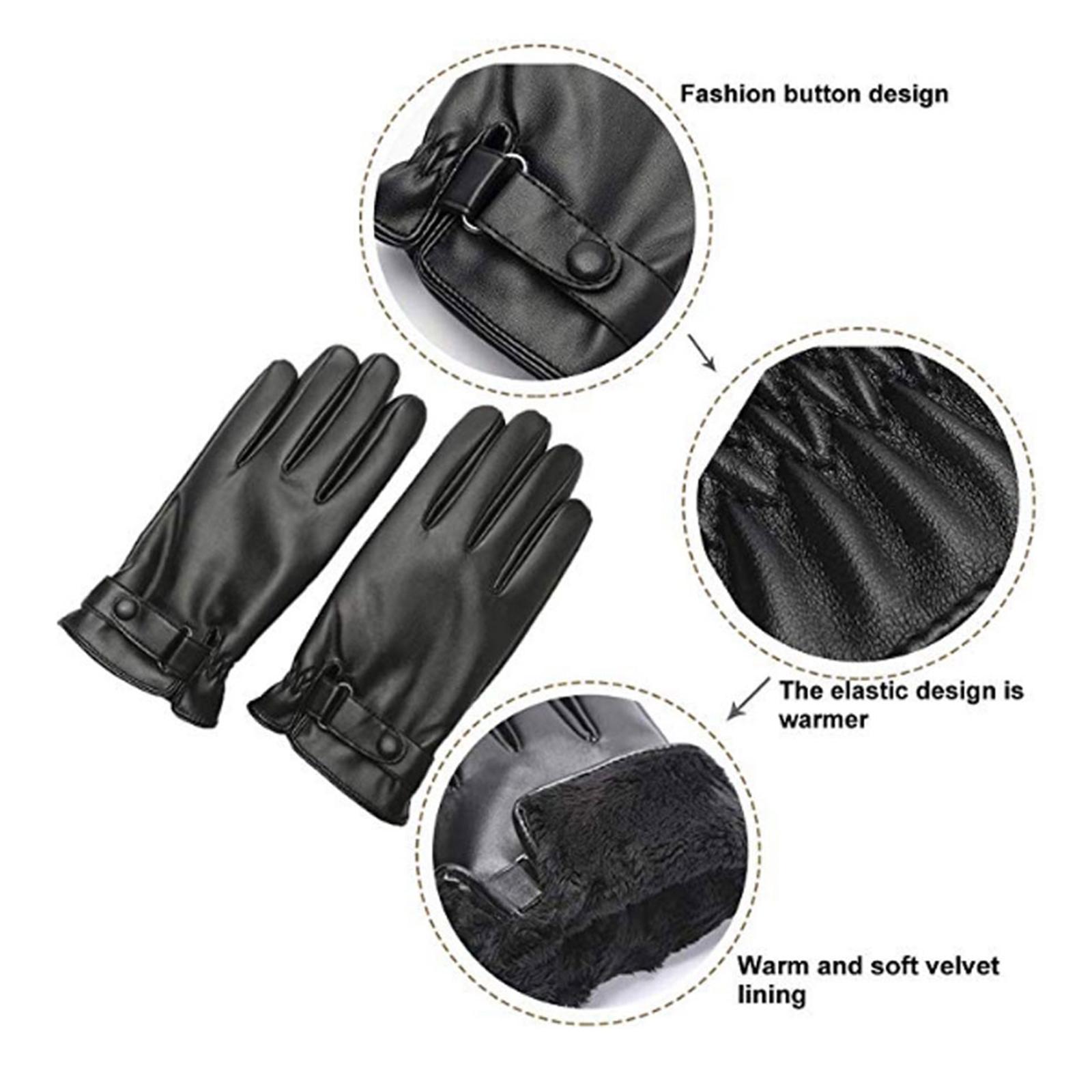 Męskie rękawice zimowe do jazd – Leather Driving Glove recenzja i cena